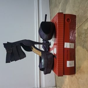 Brand new 6 1/2 black sparkle high heels